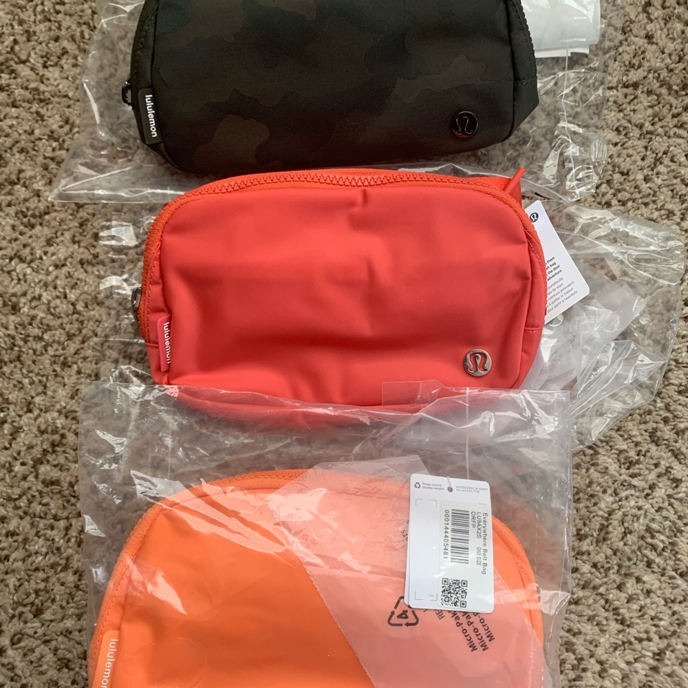 Lululemon Belt bags. Different colors available